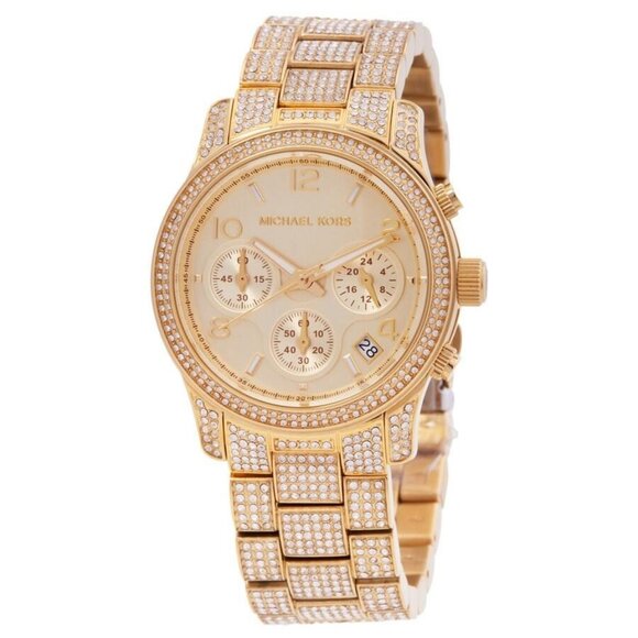 FX02897B NWT Michael Kors Fashion Ladies Quartz Steel Authentic Watch - Picture 1 of 3